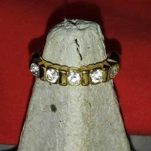 Multi stone band ring